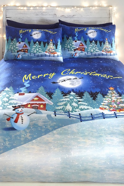 Snowman duvet cover set