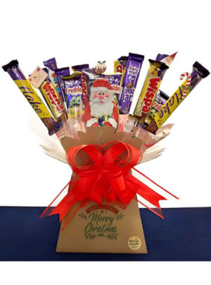 Festive Chocolate Bouquet Competition Display of a chocolate bouquet