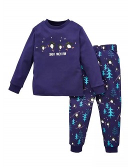 Boys Playful Penguin Pyjamas