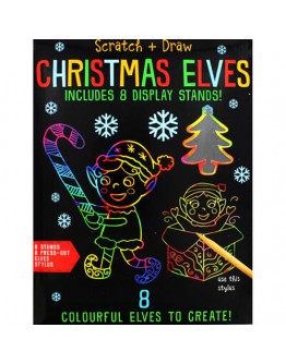 Scratch & Draw Christmas Elves