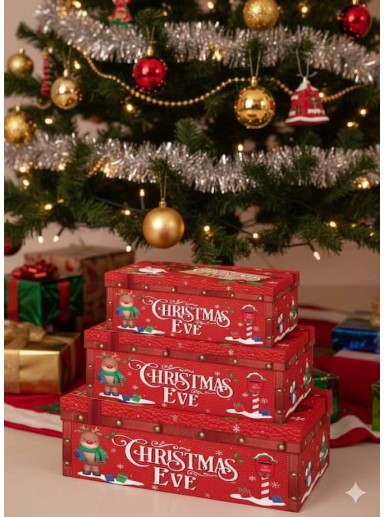 Christmas Eve Boxes (Pack of 3)
