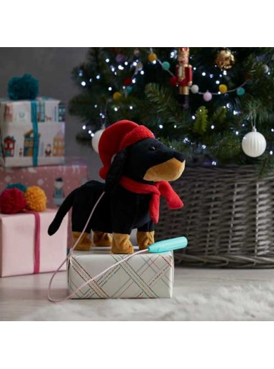 Animated Singing Walking Dachshund Dog