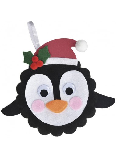 Penguin Pom Pom Decoration Kit