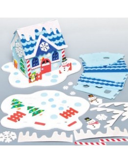 Snowman 3D House Kit