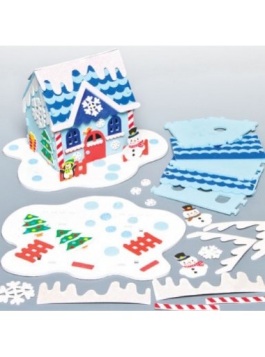 Snowman 3D House Kit